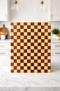Checkered End Grain Cutting Board | Hinoki Signature